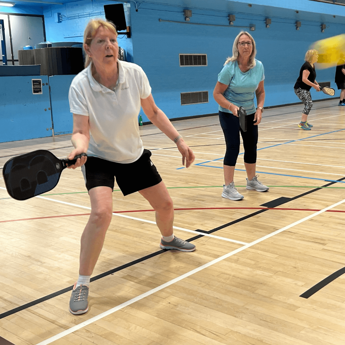 Two women playing pickleball | PIckleball People UK