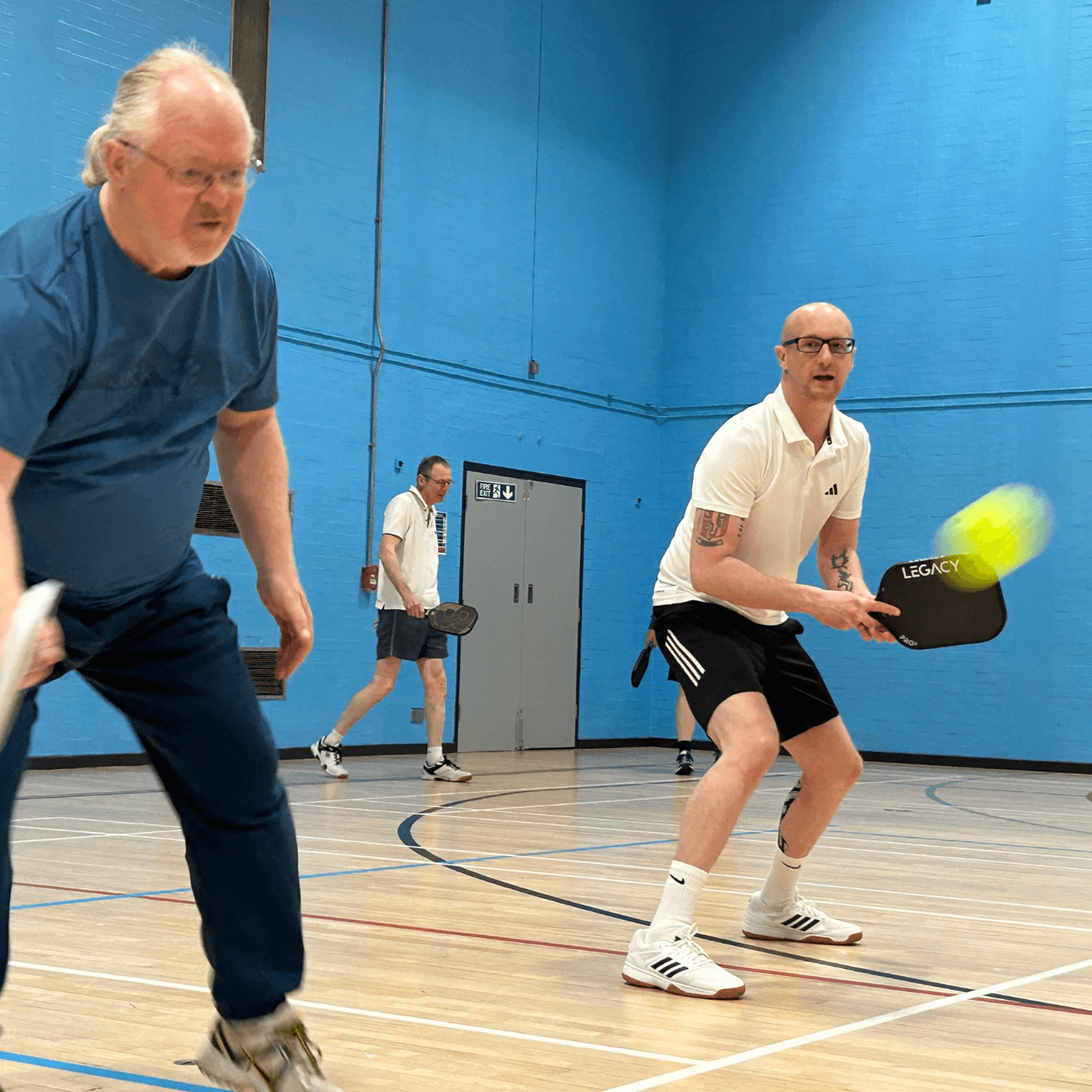 Two men playing pickleball | PIckleball People UK