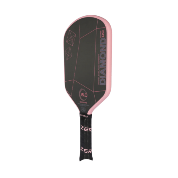 Pickleball People UK - Six Zero Double Black Infinity Diamond Control Pink 2 - Pickleball Paddle