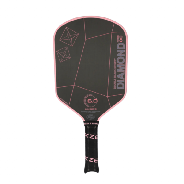 Pickleball People UK - Six Zero Double Black Infinity Diamond Control Pink 1 - Pickleball Paddle