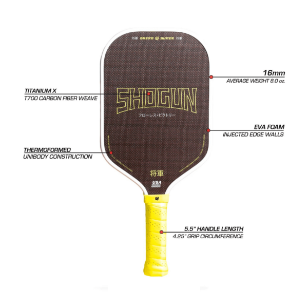 Pickleball People UK - Bread and Butter Shotgun 3 - Pickleball Paddle