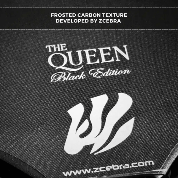 Pickleball People UK - Zcebra Queen Black 4 - Pickleball Paddle