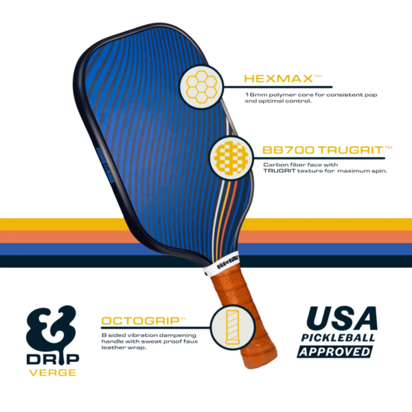 Pickleball People UK - Bread and Butter Drip Verge 4 - Pickleball Paddle