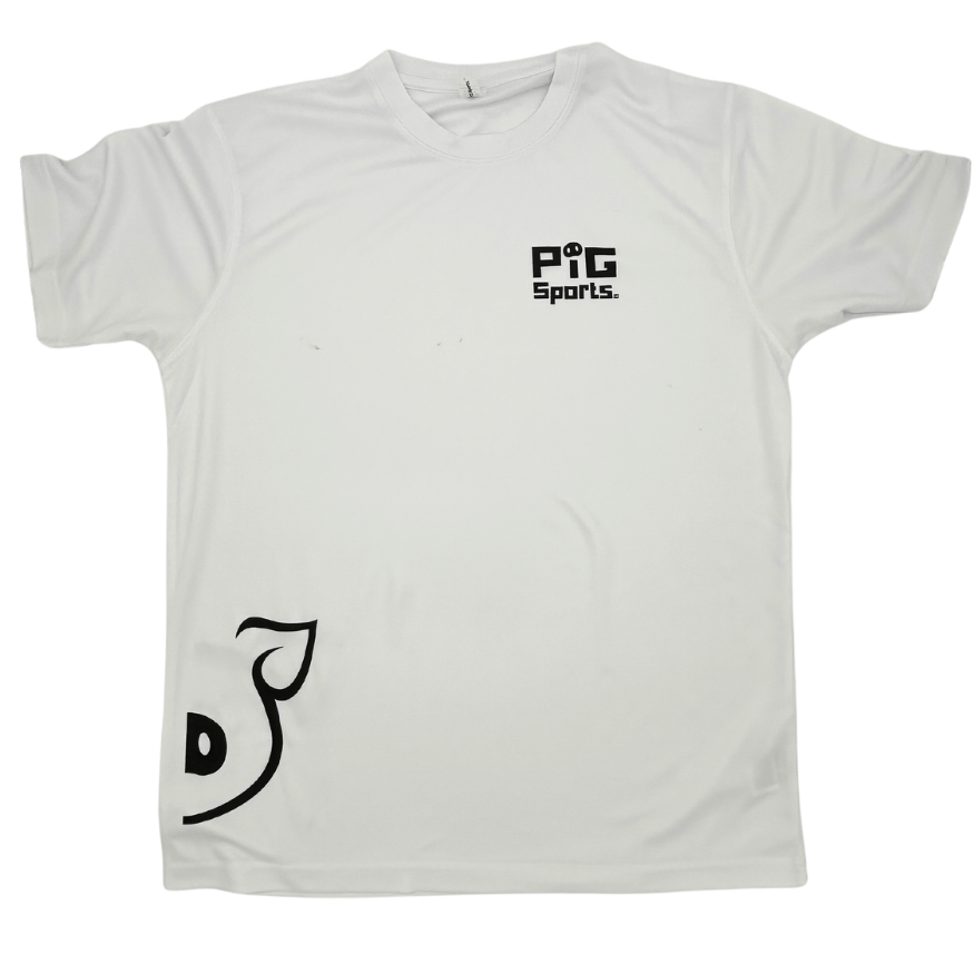 Featured image for “PIG Sports Technical T-Shirt (White)”