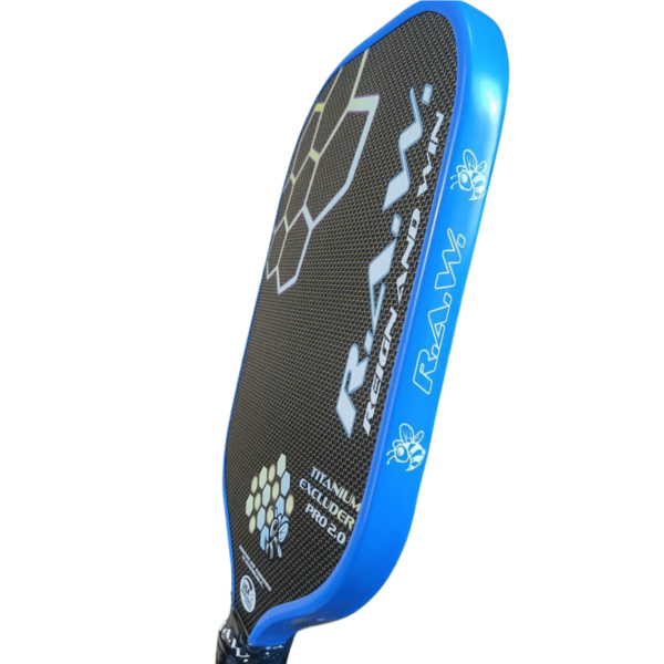 Pickleball People UK - R.A.W. Titanium Excluder Pro 2.0 Blue 2 - Pickleball Paddle
